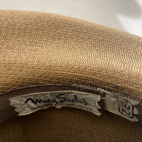 Mary Sachs Vintage Woven W/ Floral Ribbon Hat main image 2